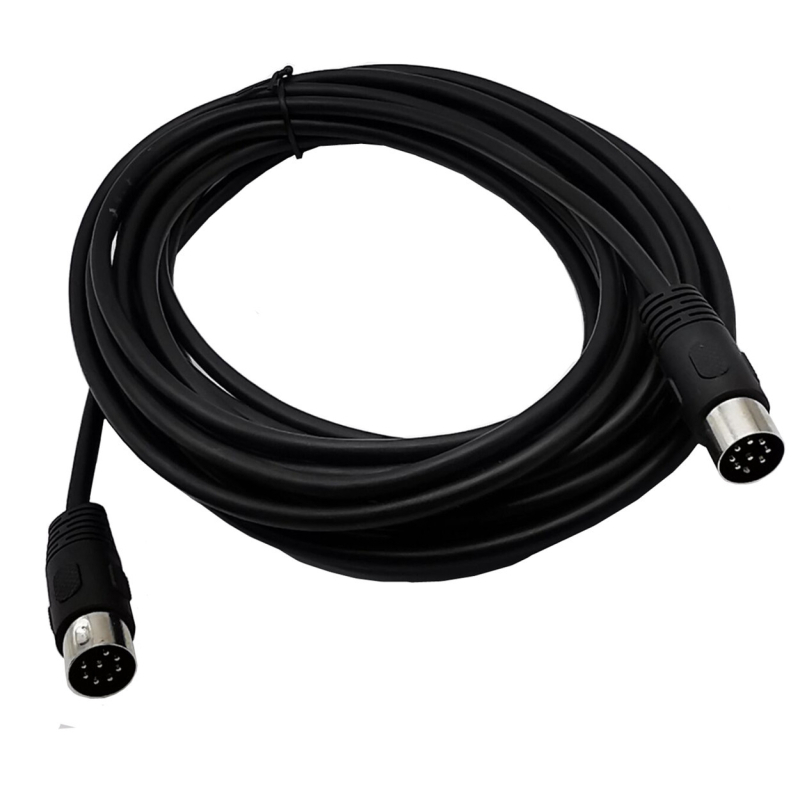 Adapter kabel, 8-pin DIN muški–muški, izlaz zvuka, s jednim krajem