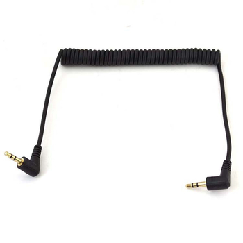 Zlatno pozlaćeni audio adapter kabel s 90° kutom, 3,5 mm muški–muški, duljina 1,5 m, model YR-AV-D26