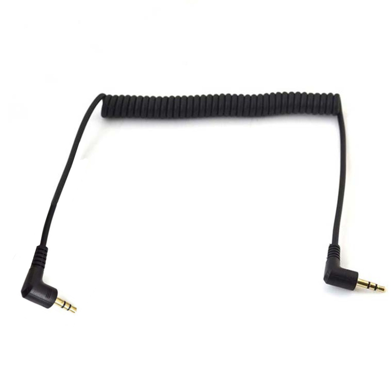 Zlatno pozlaćeni audio adapter kabel s 90° kutom, 3,5 mm muški–muški, duljina 1,5 m, model YR-AV-D26