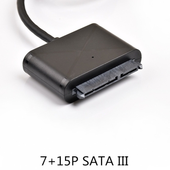 USB-SATA patch kabel s JM578 čipom, 480 Mbps, duljina 0.5 m, bakreno jezgro