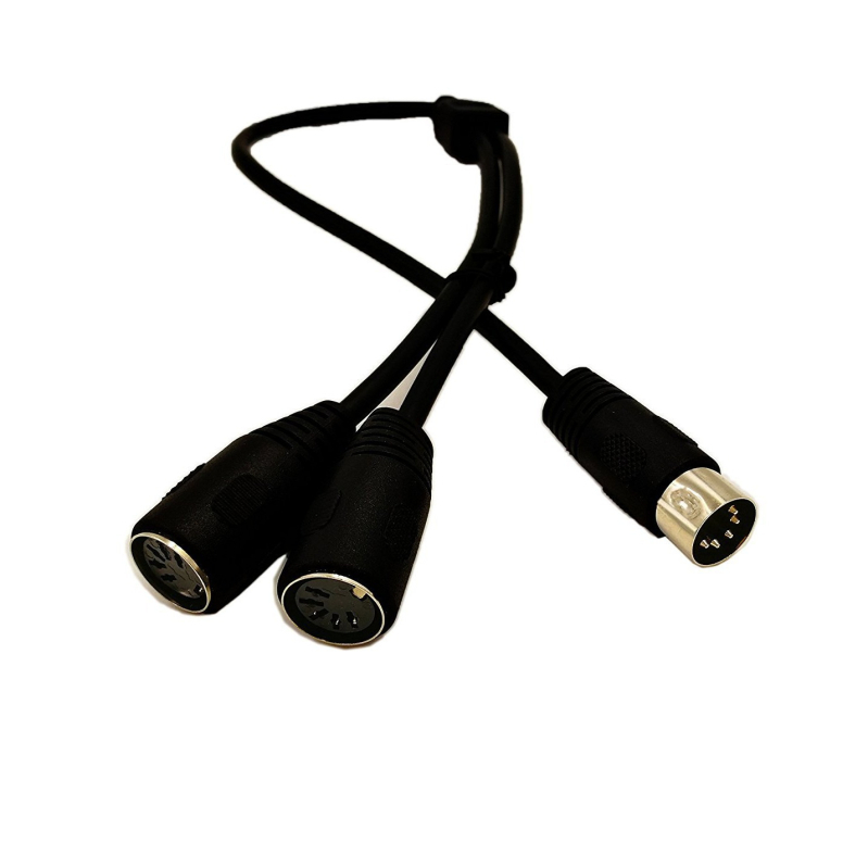 Adapter kabel 5-pinski DIN: muški na dva DIN priključka, audio izlaz, duljina 0,5 m, model YR-Din-15, marka ERE