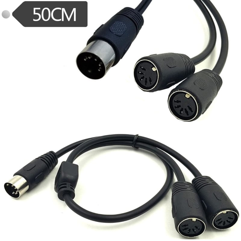 Adapter kabel 5-pinski DIN: muški na dva DIN priključka, audio izlaz, duljina 0,5 m, model YR-Din-15, marka ERE