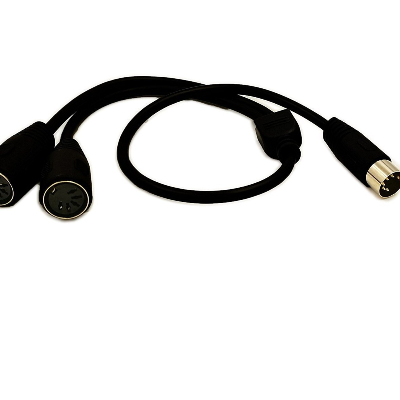 Adapter kabel 5-pinski DIN: muški na dva DIN priključka, audio izlaz, duljina 0,5 m, model YR-Din-15, marka ERE