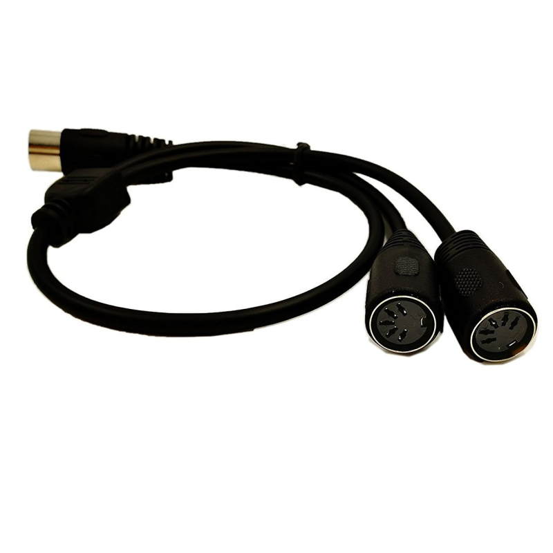 Adapter kabel 5-pinski DIN: muški na dva DIN priključka, audio izlaz, duljina 0,5 m, model YR-Din-15, marka ERE