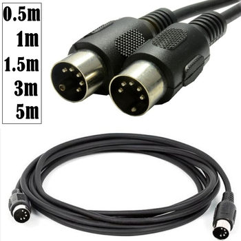 Adapter kabel, 5-pin DIN muški konektor, bakreno jezgro, duljina 1,5 m
