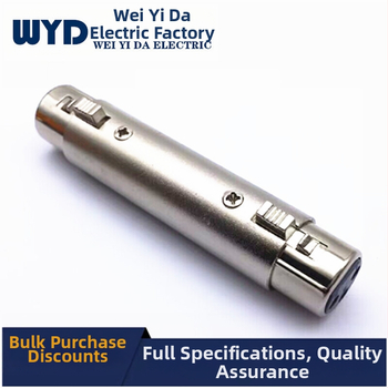 XLR sieviešu‑uz‑sievietes adapteris, 3 vadus, Weyida, audio/video savienotājs, darba temperatūra 103