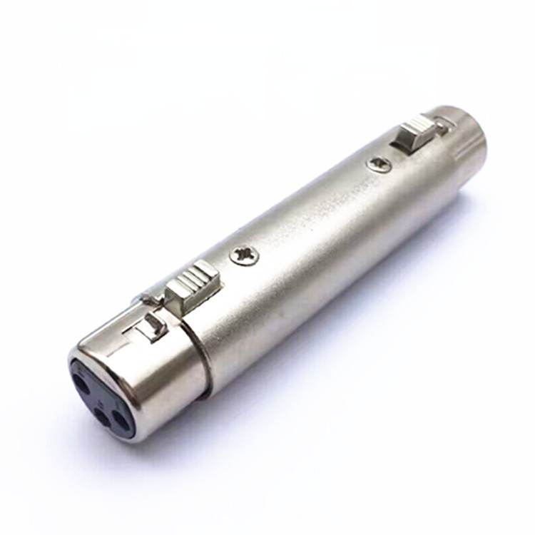 XLR sieviešu‑uz‑sievietes adapteris, 3 vadus, Weyida, audio/video savienotājs, darba temperatūra 103