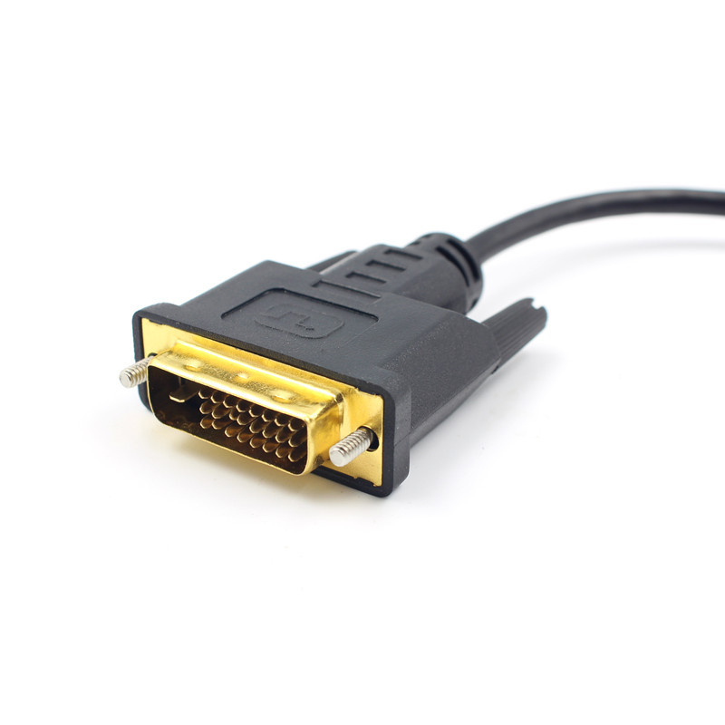 DVI na VGA pretvarač s čipom, model 24+1, kabel od bakra bez kisika, univerzalna duljina, marka Zuo heng