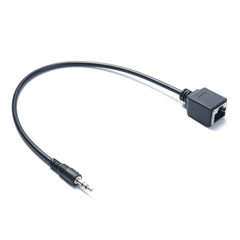 Καλώδιο προσαρμογέα ήχου, 3,5 mm αρσενικό προς RJ-45 θηλυκό, μήκος 30 cm