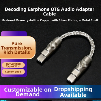Struggler Type-C to Type-C OTG DAC kábel magas felbontású dekóderrel, univerzális kompatibilitás