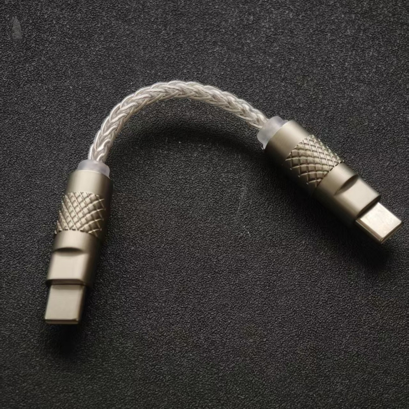 Struggler Type-C to Type-C OTG DAC kábel magas felbontású dekóderrel, univerzális kompatibilitás