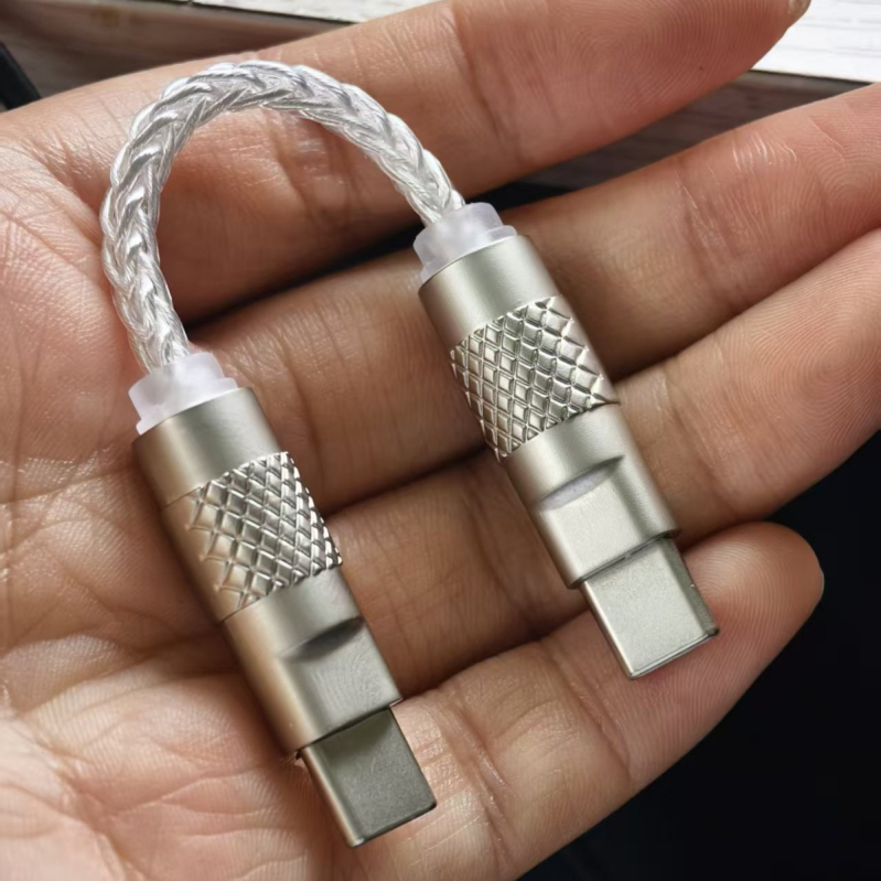 Struggler Type-C to Type-C OTG DAC kábel magas felbontású dekóderrel, univerzális kompatibilitás