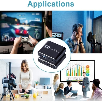 Κάρτα λήψης βίντεο USB 3.0, 4K60Hz, TI6634 chip από Hongjingwei, συμβατή με όλα τα λειτουργικά συστήματα
