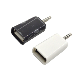 Кабел AUX към USB автомобилен аудио адаптер с 3,5 мм интерфейс и ядро от чист меден проводник