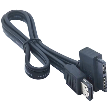 Slimline SATA adaptér kábel pre napájanie ESATA/USB pre optický disk, model YR-STAT-PW-61, podporuje 12V a 5V