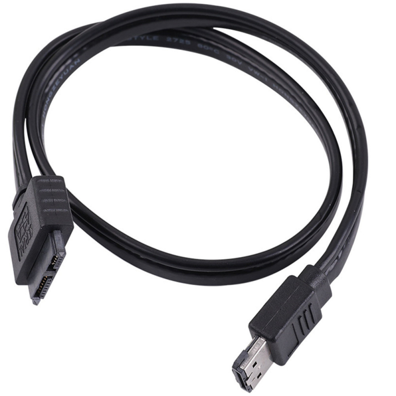 Slimline SATA adaptér kábel pre napájanie ESATA/USB pre optický disk, model YR-STAT-PW-61, podporuje 12V a 5V