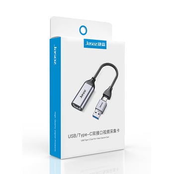 Карта за видеозаснемане USB-C с двойни USB интерфейси и HDMI изход, вход 4K60, изход 1080p30, чип MS2109+MS8005, модел T-G158