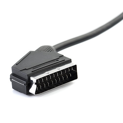 Europski SCART kabel, 21-pinski muški–muški, adapter kabel, bakreno jezgro