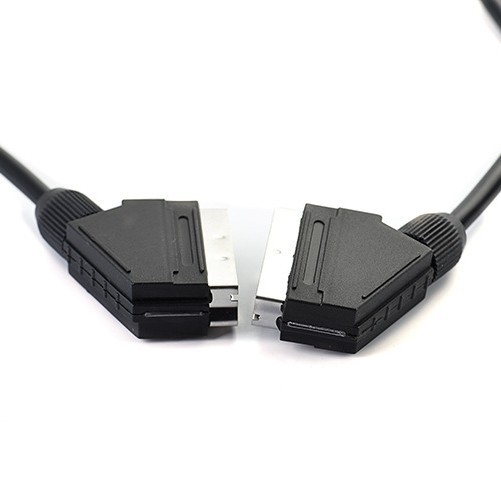 Europski SCART kabel, 21-pinski muški–muški, adapter kabel, bakreno jezgro