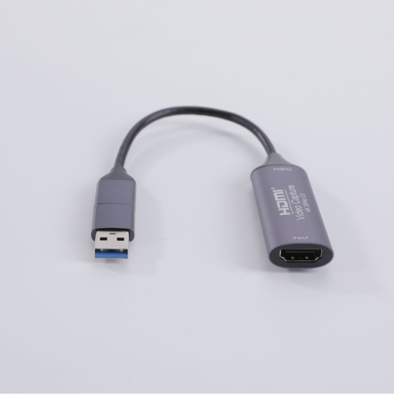 USB 3.0 videokarte ar divām ieejām — 4K atbalsts, USB interfeiss, Windows saderīgs