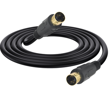 Adapter kabel S-VIDEO, 4-pinski MD4P muški, model YR-AV-36-001, branda Yirui; Vrsta: adapterski kabel; Sučelje: S-VIDEO; Čip: nema