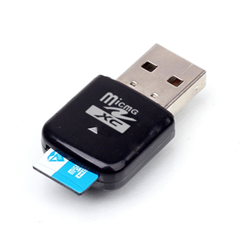 Kapsulikaardi lugeja USB 2.0, TF mälukaarditugi, Windows 7 ühildu, kaal 3 g