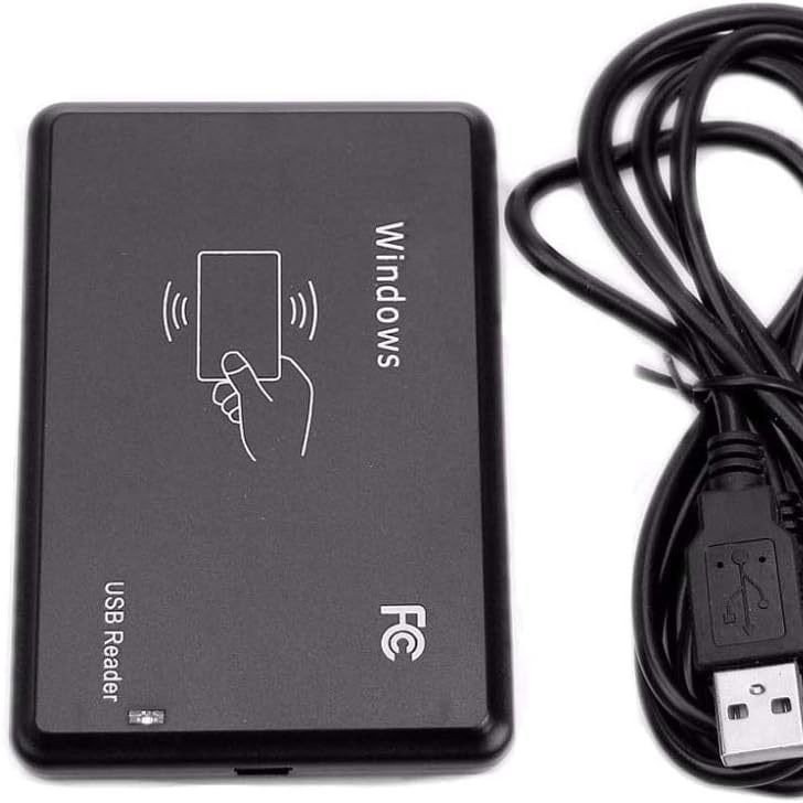 Proximity IC читател за карти, двучастотен 125 kHz/13.56 MHz, модел R20, памет 1 KB, сензорен обсег 0–10 cm