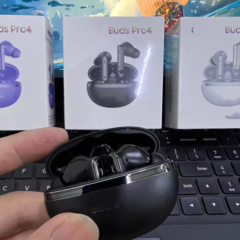 Galaxy Buds4 Pro-kompatibilne bežične slušalice za uho, stereo zvuk, BT 5.0, domet 10 m, trajanje baterije 0–4 h, vodootporne