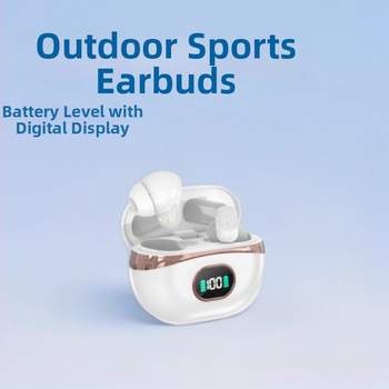 Juhtmevabad Bluetooth kõrvaklapid Pro6TWS5.4 sportlikule kasutusele digitaalse kuvaga, Bluetooth 5.4, 10 m vahemik, 4–8 tunni akukestvus, veekindlad