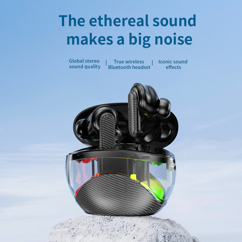 Bežične Bluetooth slušalice u uhu s ANC-om, BT 5.3, domet 10 m, do 8 sati rada, stereo