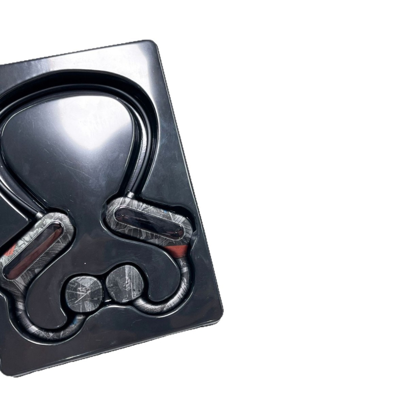 Belaidės ausinės su kauline kondukcija, galvos uždėjimo dizainas, Hi-Fi garsas, 3,5 mm/USB jungtys, 2025 modelis