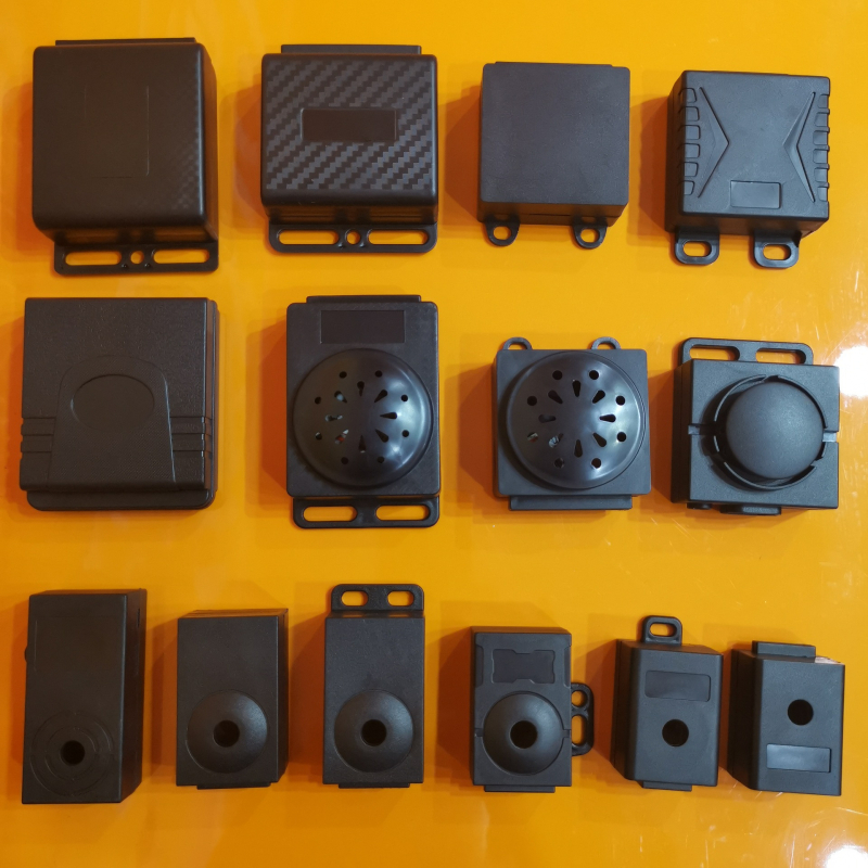 ABS пластмасов корпус за алармен модул за мотоциклети и електрически превозни средства (материал: ABS пластмаса; класификация: алармен корпус; подходящ за мотори и EV)