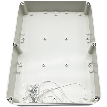 ABS inžinerinės klasės plastikinė vandeniui atspari dėžutė litijų baterijai laikyti ir elektroninės stebėjimo plokštės korpusas Hua Rui Dongsheng