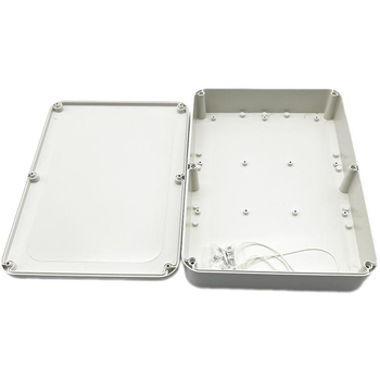 ABS inžinerinės klasės plastikinė vandeniui atspari dėžutė litijų baterijai laikyti ir elektroninės stebėjimo plokštės korpusas Hua Rui Dongsheng