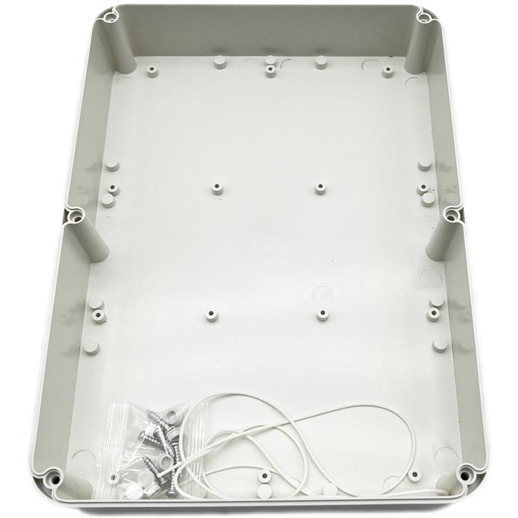 ABS inžinerinės klasės plastikinė vandeniui atspari dėžutė litijų baterijai laikyti ir elektroninės stebėjimo plokštės korpusas Hua Rui Dongsheng