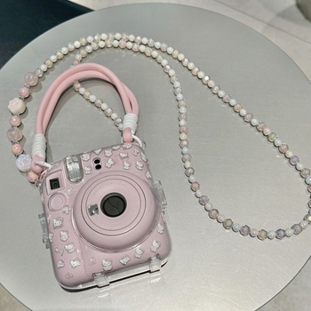 Mini12 dėklas Instax: Corduroy audinys, plastinis dangtelis