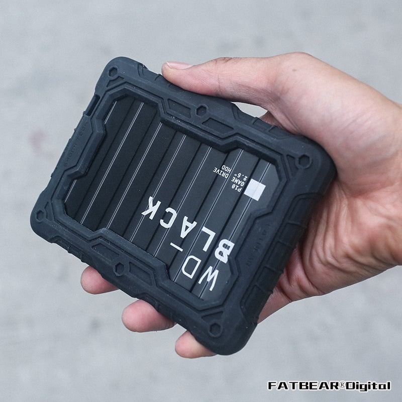 Fat Bear zaštitni kućište za WD_Black P10 prijenosni gaming tvrdi disk, otporan na udare i padove