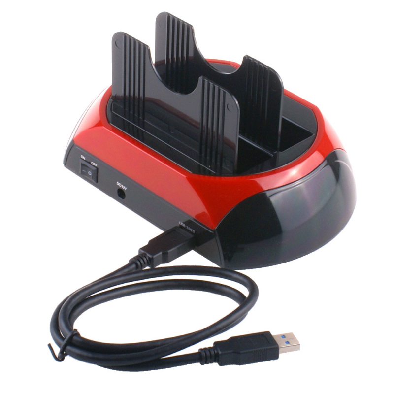 Διπλή USB 3.0 θήκη σκληρού δίσκου με offline κλωνοποίηση – Υποστηρίζει 16TB, δίσκους SATA 2.5/3.5, USB 3.0 έως 5Gbps