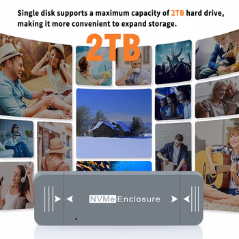 Κέλυφος NVMe M.2 2230 USB 3.1/3.0, CNC αλουμίνιο, έως 2TB, μεταφορά έως 10Gbps