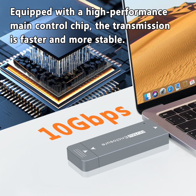 Κέλυφος NVMe M.2 2230 USB 3.1/3.0, CNC αλουμίνιο, έως 2TB, μεταφορά έως 10Gbps