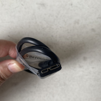 USB 3.0 Micro-B datu kabelis ārējiem HDD korpusiem, vara vadītājs, garums 0,45 m