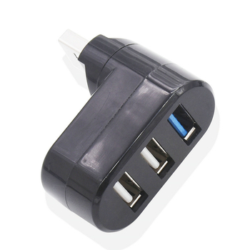 Hub USB 3.0 rotativ, 3 porturi: 1× USB 3.0 + 2× USB 2.0, interfață USB 3.0, fără sursă externă, model NC-14