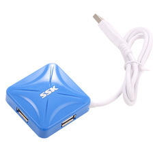 SHU027 USB 2.0 4-portni hub, 1 na 4, USB razdjelnik za prijenosno računalo