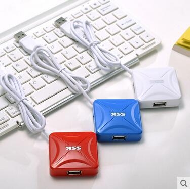 SHU027 USB 2.0 4-portni hub, 1 na 4, USB razdjelnik za prijenosno računalo