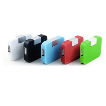 USB хъб с 4 порта, модел ZY-383, USB 2.0 интерфейс, скорост на предаване 2.0, захранване от шината