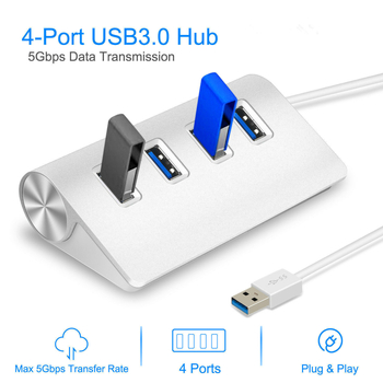 Metalen USB 3.0 proširivački hub s 4 porta OTG konverter za laptop