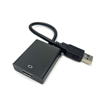 USB na HDMI adapter USB 3.0, HDMI ženski priključak, 10 cm kabel, bez napajanja