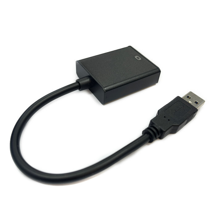 USB na HDMI adapter USB 3.0, HDMI ženski priključak, 10 cm kabel, bez napajanja