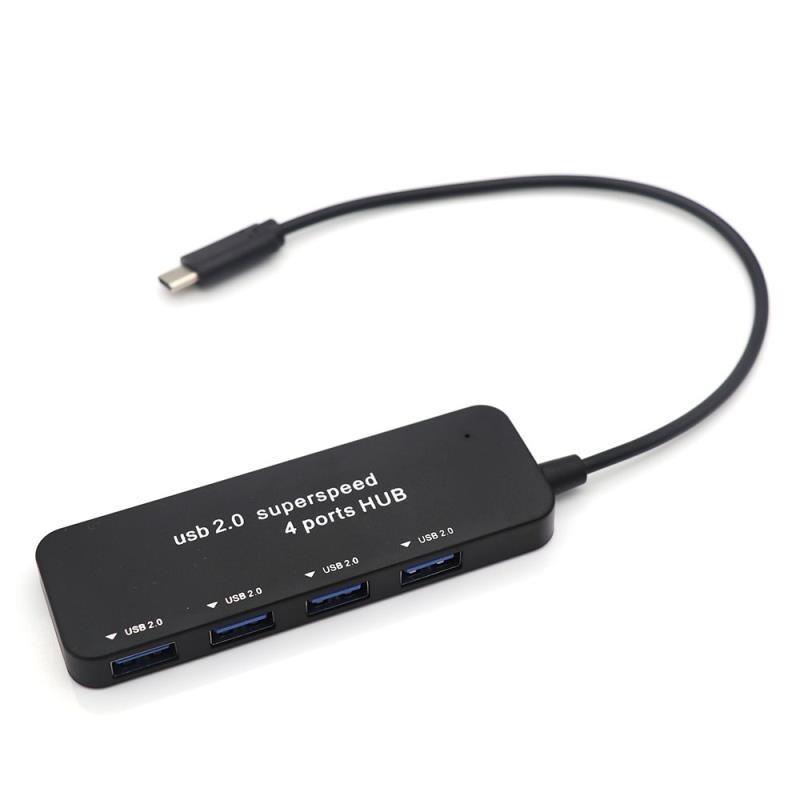 USB 2.0 hub s do 4 priključaka, kabel 0,3 m, visoka brzina prijenosa podataka
