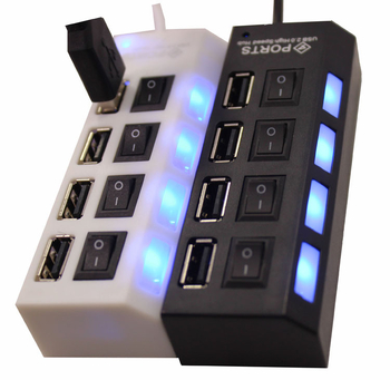 2.0 USB hub visoke brzine s 7 portova, USB splitter, proširenje HUB s neovisnim prekidačem